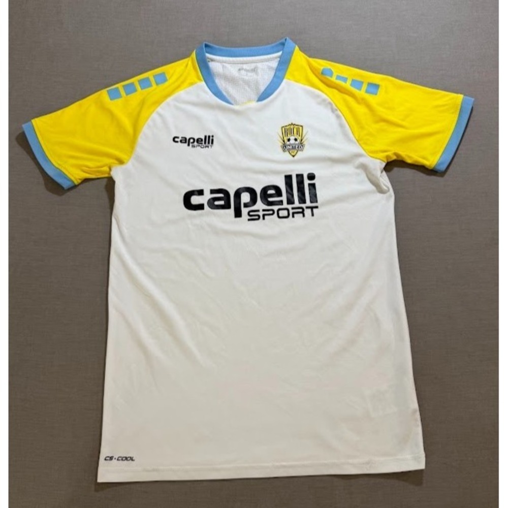 Boca United FC Capelli Sport CS.‎ Cool Jersey Mens Small White Short Sleeve
